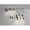 12W LED sieninis šviestuvas LUX, juodos/aukso sp., 3000K, dimeriuojamas, A3989100ONDT