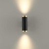 12W LED sieninis šviestuvas LUX, juodos/aukso sp., 2700K, dimeriuojamas, A3989190ONDT