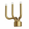 12W LED sieninis šviestuvas LUXOR, matinės aukso sp., 3000K, dimeriuojamas, 01-3225