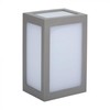V-tac 12W LED sieninis šviestuvas, pilkas, 4000K, IP65