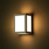 V-tac 12W LED sieninis šviestuvas, pilkas, 4000K, IP65