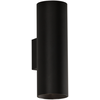 12W LED sieninis šviestuvas PIPE, juodas, 4000K, A3986110N