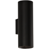 12W LED sieninis šviestuvas PIPE, juodas, 3000K, dimeriuojamas, A3986100NDP