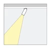 12W LED šviestuvas DARK LIGHT FLEXX į magnetines sistemas INSIGHT, juodas, 4000K, DALI