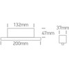 12W LED šviestuvas į magnetines sistemas MAXI, juodas, 3000/3500/4000K, 48V, 36°, 42104B/B/V