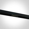 12W LED šviestuvas į magnetines sistemas MAXI, juodas, 3000/3500/4000K, 48V, 36°, 42104B/B/V