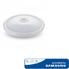 Sieninis šviestuvas Samsung 12W LED šviestuvas su judesio davikliu, baltas, 6400K