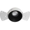 Bikuvalt 12W LED užglaistomas šviestuvas ALEA, juodas, 3000K, 3914-111B-3-S-38