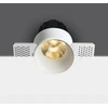 12W LED užglaistomas šviestuvas, baltas, 3000/3500/4000K, dimeriuojamas, 10112BTR/W/V