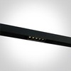12W linijinis šviestuvas į magnetines sistemas ONELIGHT MAXI, juodas, 3000K, 42104B/B/W