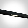 12W linijinis šviestuvas į magnetines sistemas ONELIGHT MAXI, juodas, 3000K, 42120B/B/W