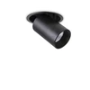 Ideal Lux 12W recessed lamp NOVA, 3000K, juodas