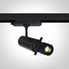 12W LED šviestuvas į bėgelius, juodas, 3000K, reguliuojamos formos šviesos spindulys, 65668T/B/W