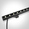 12x1W LED linijinis sienų šviestuvas, pilkas, 3000K, 7055A/W