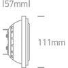 13W LED lemputė, R111, 3000K, 7513A/W