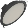 Ledvance 13W LED įleidžiama panelė DOWNLIGHT IP44 GEN2, juoda, 3000K, 100°