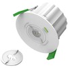 Ledvance 1,3W LED įleidžiamas avarinis šviestuvas EM SPOT, baltas, su 3h avariniu moduliu