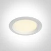 Bikuvalt 13W LED įleidžiamas šviestuvas, baltas, 3000-4000K-6000K, 10113UV/W/V