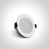13W LED įleidžiamas šviestuvas, baltas, 3000K, 10113B/W/W