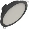 VTAC 13W LED įleidžiama panelė DOWNLIGHT IP44 GEN2, juoda, 4000K, 100°