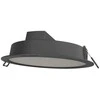 VTAC 13W LED įleidžiama panelė DOWNLIGHT IP44 GEN2, juoda, 4000K, 100°