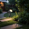 Sieninis šviestuvas V-tac 1,3W LED įsmeigiamas/sieninis lauko šviestuvas, juodas, 3000/4000/6400K, su saulės baterija