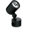 13W LED pastatomas lauko šviestuvas - prožektorius O-ZONE, juodas, 3000K, IP66, 325019