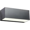 Sieninis šviestuvas 13W LED sieninis lauko šviestuvas LAMPRIS, tamsiai pilkas, 3000K, IP65, 90154