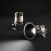 13W LED šviestuvo ZEUS apvalus rėmelis, juodas, 323527