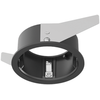 13W LED šviestuvo ZEUS apvalus rėmelis, juodas, 323527
