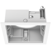 13W LED šviestuvo ZEUS kvadratinis rėmelis, baltas, 324876