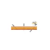 13W/m LED COB juosta NEXTEC, 528LED/m, 24V, 3000K, IP20, FC, 10m ritė