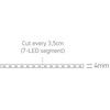 14,4W/m LED juosta, 4000K, 5m ritė, 7833/C