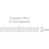 14,4W/m LED juosta, 4000K, 5m ritė, 7835W/C