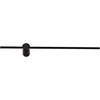 14,5W LED sieninis šviestuvas LEO, juodas, 3000K, 4271400
