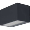 14W LED sieninis lauko šviestuvas SMART+ BRICK, tamsiai pilkas, 3000K, dimeriuojamas, IP44