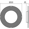 14W LED sieninis šviestuvas TATOO, baltas, 3000K, 01-2688