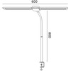 14W LED stalo šviestuvas TENUIX DUO, juodas, 3000/4000/6000K