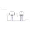 150-360W 100-240V TRIAC + DALI valdiklis, DALI signalą keičia į TRIAC