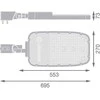Ledvance 150W LED gatvės šviestuvas, pilkas, 4000K