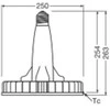 Ledvance 150W LED UFO šviestuvo lemputė HID, E40, 4000K