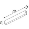 150W magnetinių bėgelių maitinimo šaltinis dėžutėje, 48V, juodas