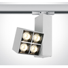 15W COB LED bėgelio šviestuvas MIRROR SQUARE, 3000K, baltas, 65406BT/W/W