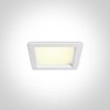 15W įleidžiamas šviestuvas, baltas, 3000/4000/6000K, IP44, 50115UV/W/V