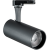 15W LED akcentinis šviestuvas į 3 fazių bėgelius FOX, juodas, 4000K, dimeriuojamas, 340890