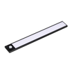 V-tac 1,5W LED įkraunamas linijinis paviršinis šviestuvas, 30cm, juodas, 3000K, su judesio davikliu