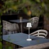 V-tac 1,5W LED įkraunamas stalo šviestuvas, baltas, 3000K, dimeriuojamas, IP54