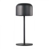 V-tac 1,5W LED įkraunamas stalo šviestuvas, juodas, 2700-5700K, dimeriuojamas, IP54