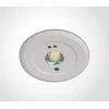 Bikuvalt 1,5W LED įleidžiamas avarinis šviestuvas, baltas, avariniu režimu gali veikti iki 3h, 89002B