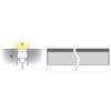 15W LED įleidžiamas lauko šviestuvas XMARKER NEW, anoduoto aliuminio, 3000K, IP67